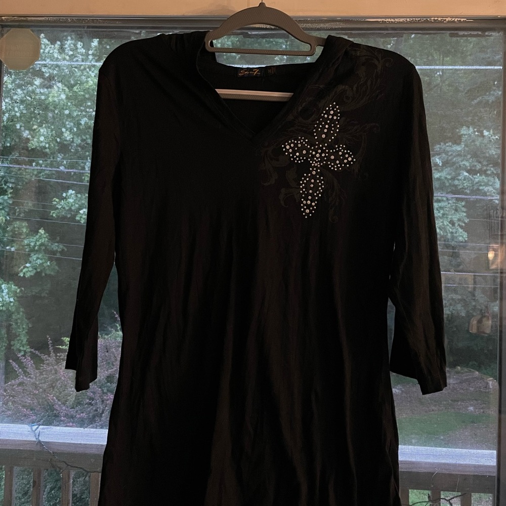 Seven7 Jeweled Hoodie